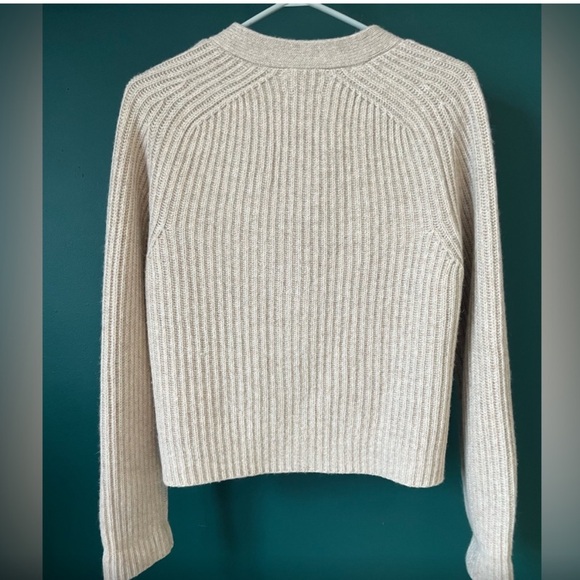 Ganni Wool-Blend Ribbed Cardigan - Picture 7 of 16